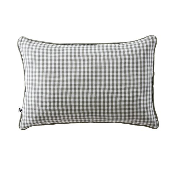 Coussin dehoussable en gaze de coton vickie vichy