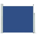 Auvent latéral rétractable de patio 100x300 cm bleu