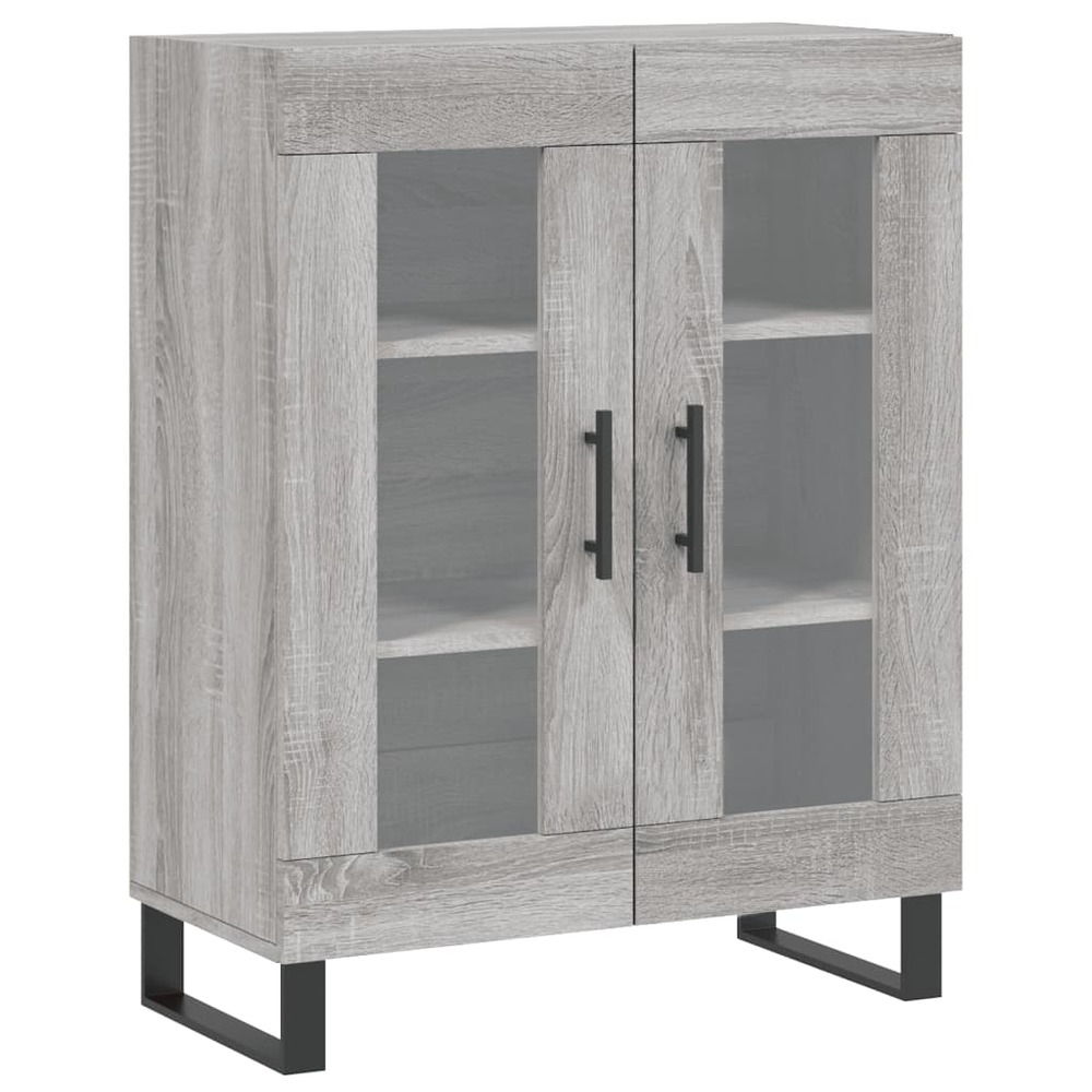 Buffet bahut commode armoire meuble de rangement organisateur cuisine salle de séjour salon sonoma 69,5 x 34 x 90 cm bois d'i