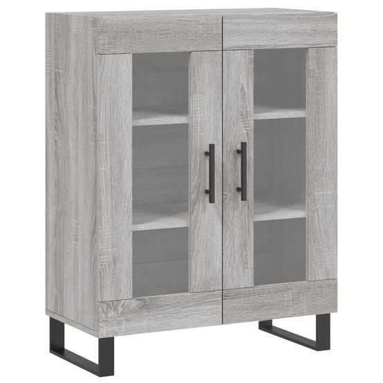 Buffet bahut commode armoire meuble de rangement organisateur cuisine salle de séjour salon sonoma 69,5 x 34 x 90 cm bois d'i