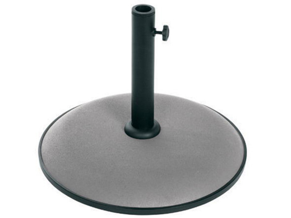 Pied de parasol béton gris 25 kg