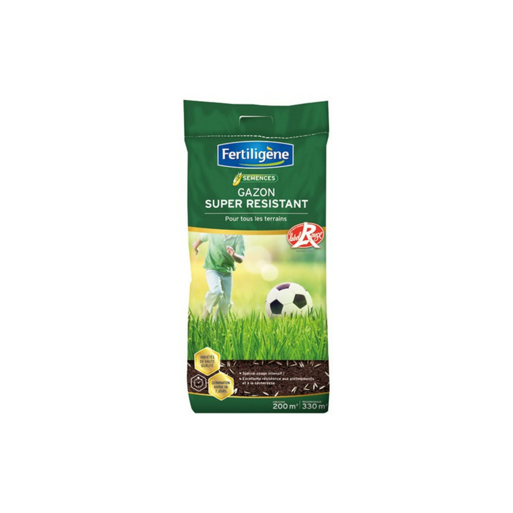 Gazon super resistant 200m² 5kg /nc fertiligene - resi200