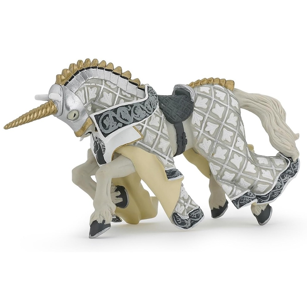 Cheval maÃ®tre des armes cimier licorne