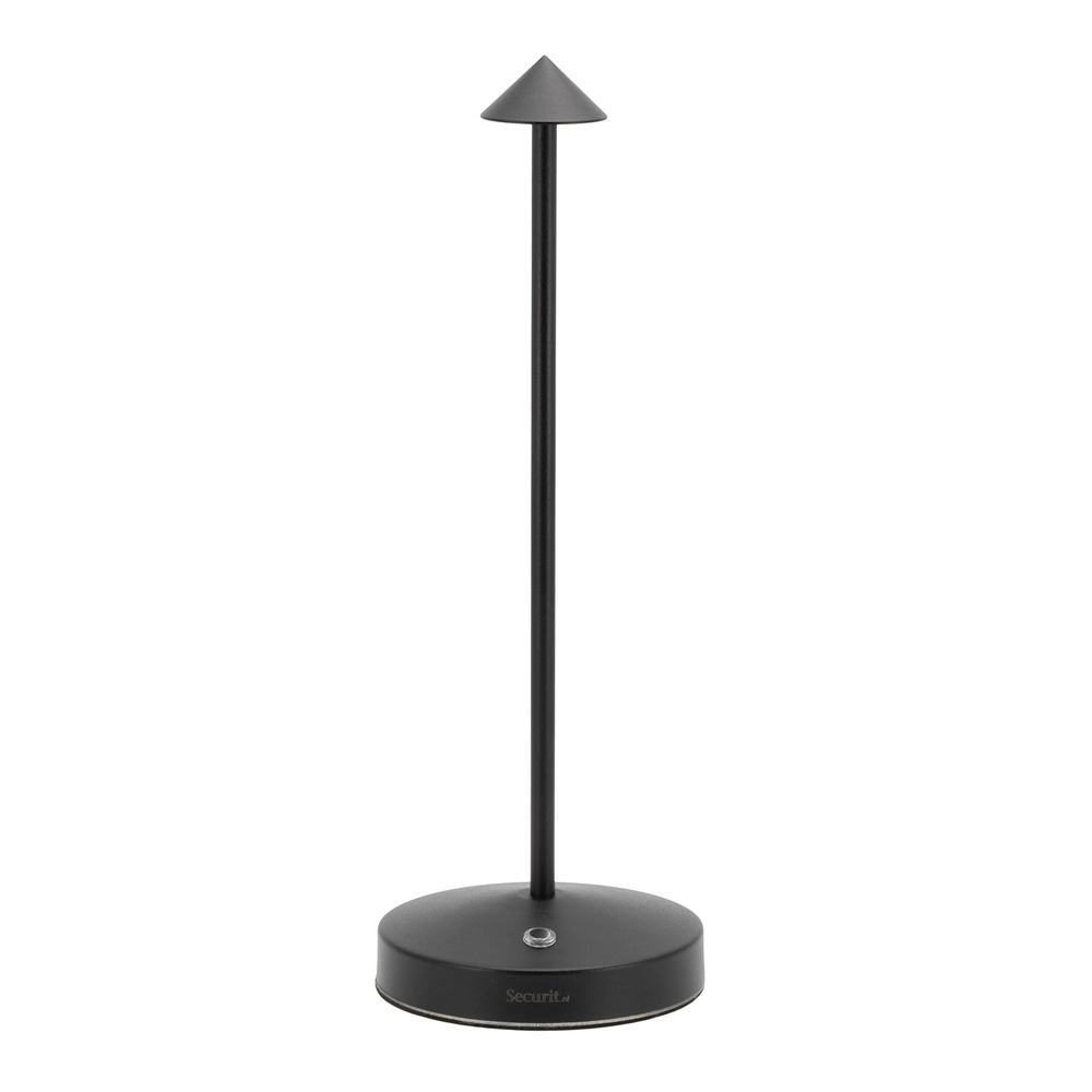 Lampe de table led - angelina - noir - securit