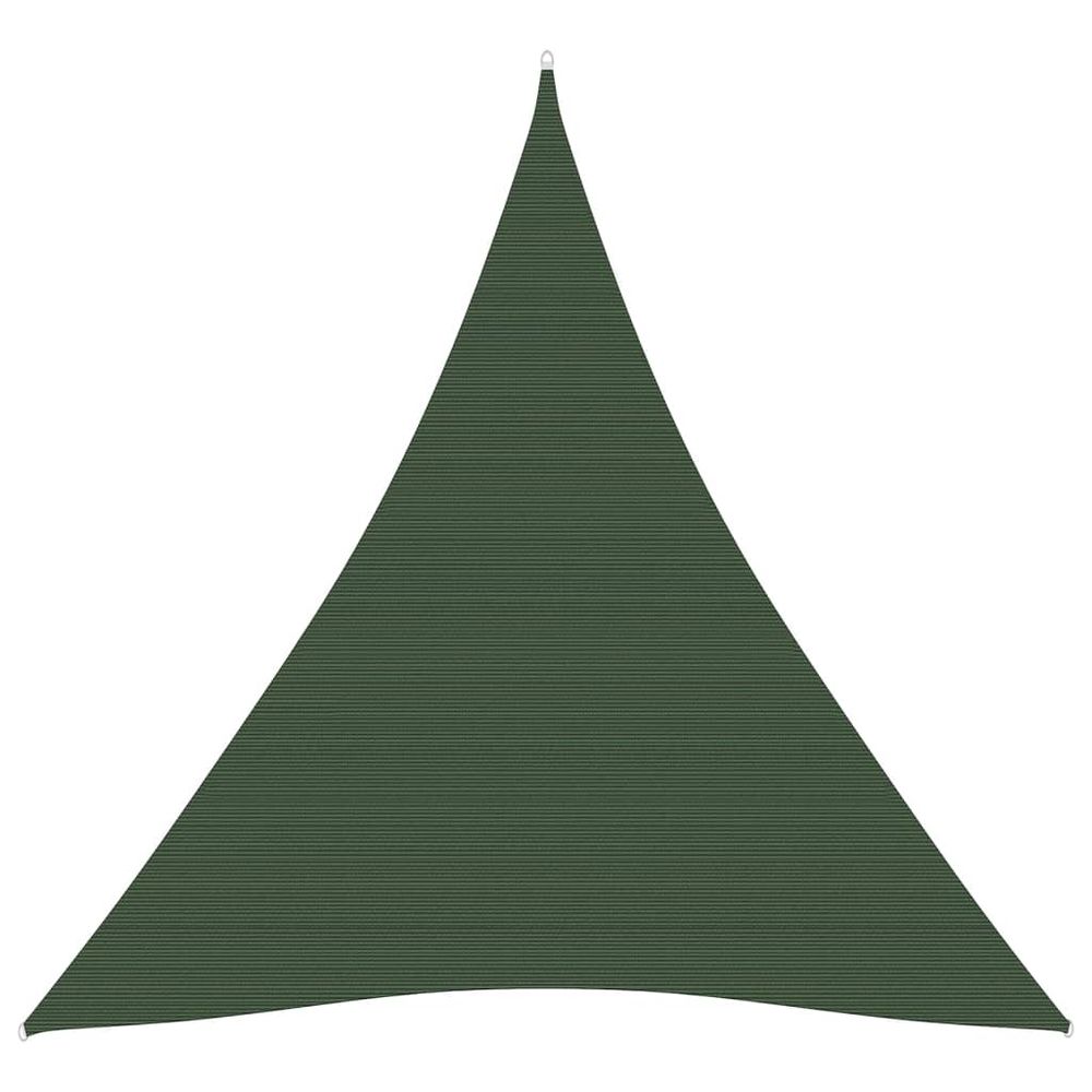 Voile toile d'ombrage parasol 160 g/m² pehd 3 x 4 x 4 m vert foncé