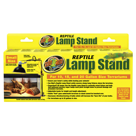 Support pour lampe stand 65 cm lf21 pour reptile