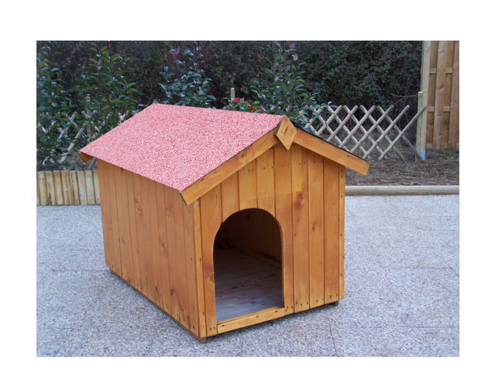 Niche à chien bi-pente 0.96m² naturel - nc0812.01