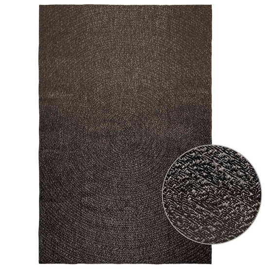Tapis zizur 160x230 cm aspect de jute intérieur extérieur