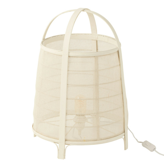 Lampe à poser en bambou