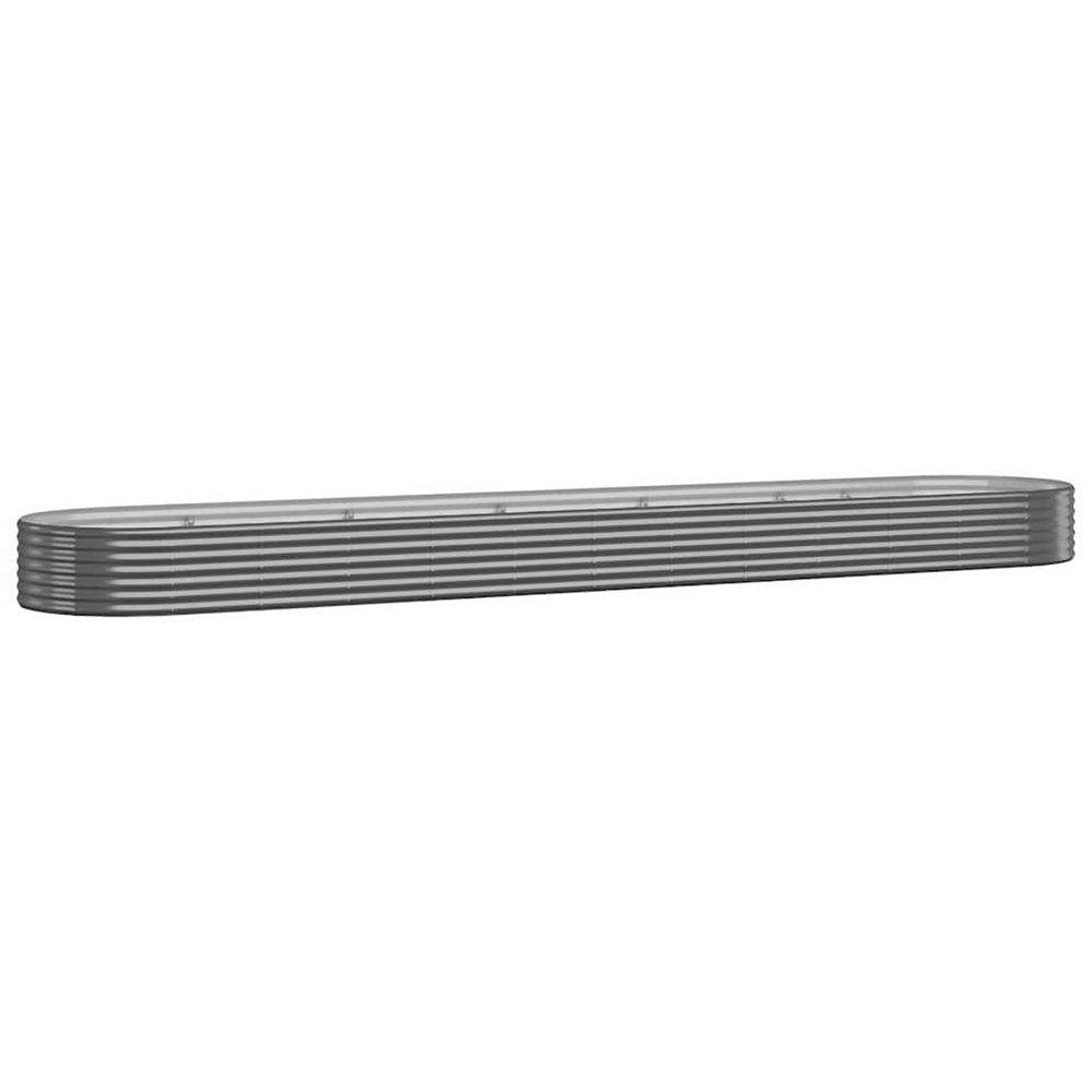 Lit surélevé de jardin acier galvanisé anthracite