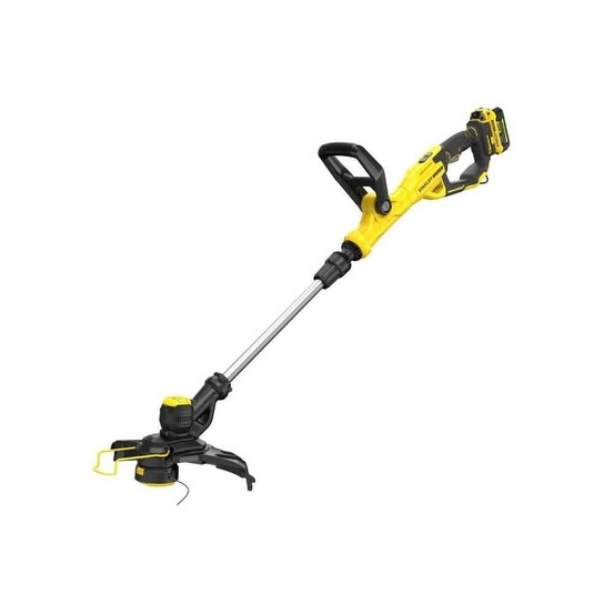 Coupe-bordure électrique sans fil + batterie 4ah + chargeur - stanley fatmax - sfmcst933m1-qw - 18v - 33 cm