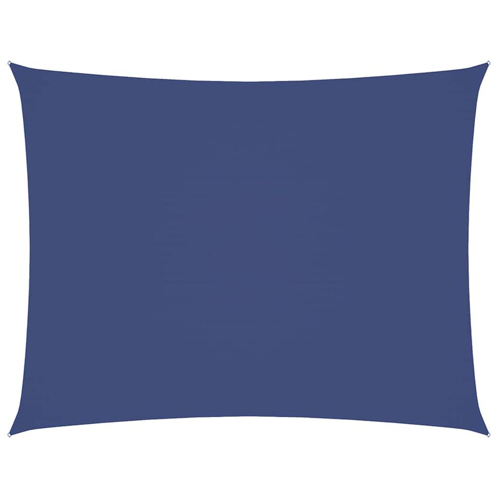 Voile de parasol tissu oxford rectangulaire 3,5x5 m bleu