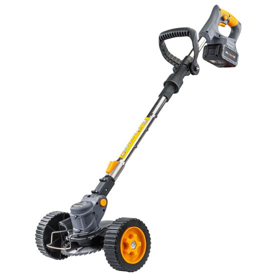 Coupe bordure électrique débroussailleuse avec roue sur batterie 1000 w