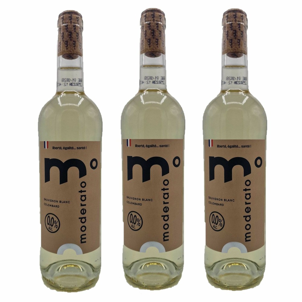 Boisson sans alcool élaborée à partir de vin moderato - moderato