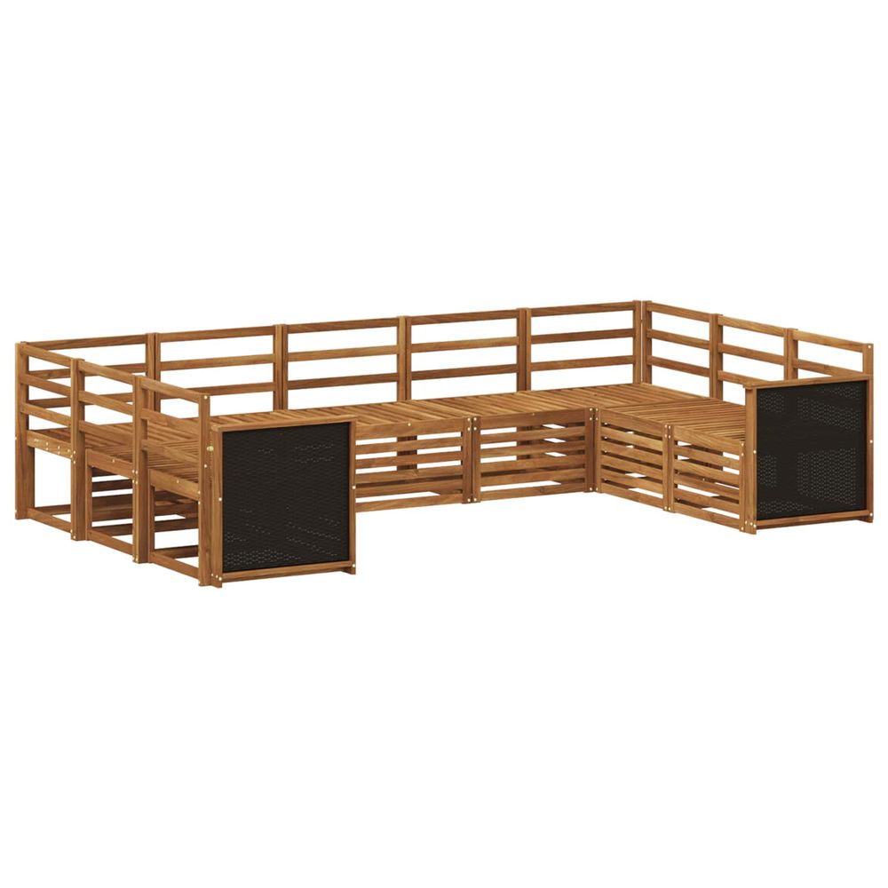 Ensemble de canapés d'extérieur 7 pc naturel