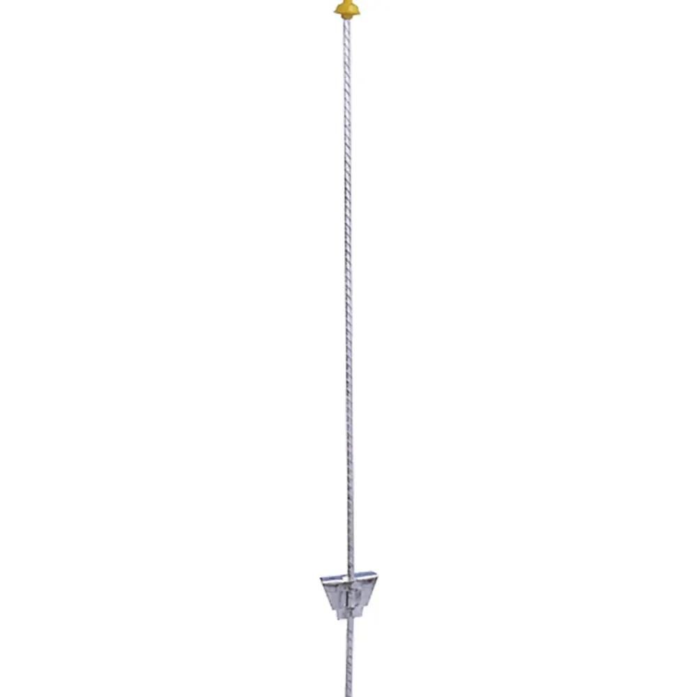25 piquets flexibles ovales isolateurs 1,05m - acier flexible - chapron lemenager