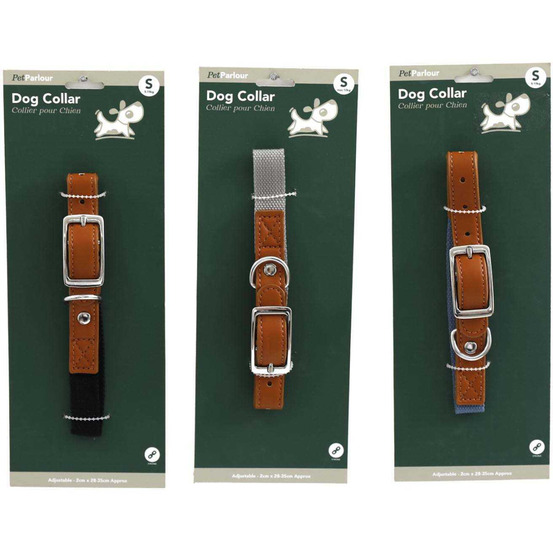 Collier en polyester pour chien (lot de 3) s - 35 cm