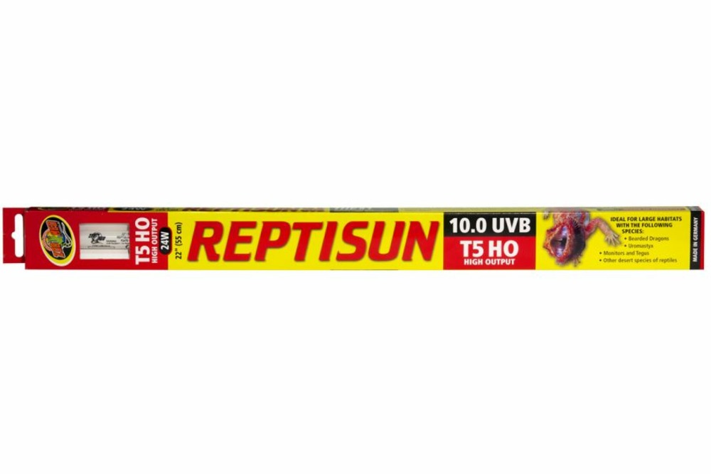 Repti sun 10.0 t5 - 55 cm : 24 w - eclairage uvb pour reptiles