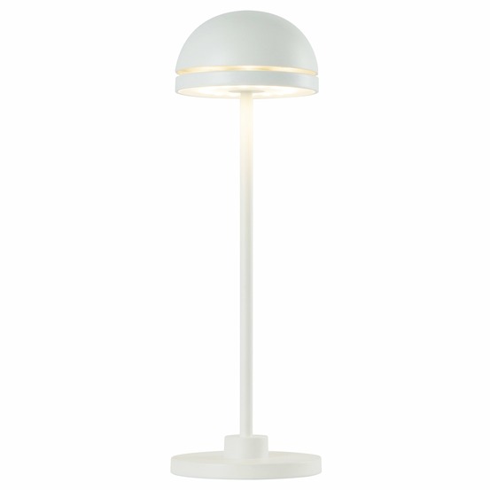 Lampe de table design duplo cup blanc aluminium h26,5cm