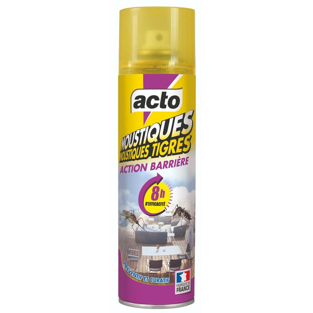 Acto aérosol barrière moustiques : protection efficace contre les nuisibles