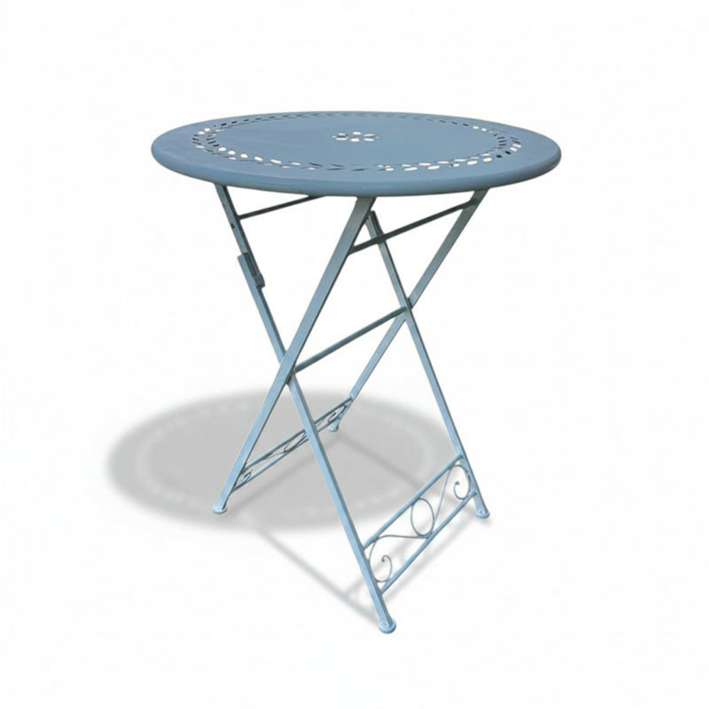 Table de jardin fer 60x60x72cm