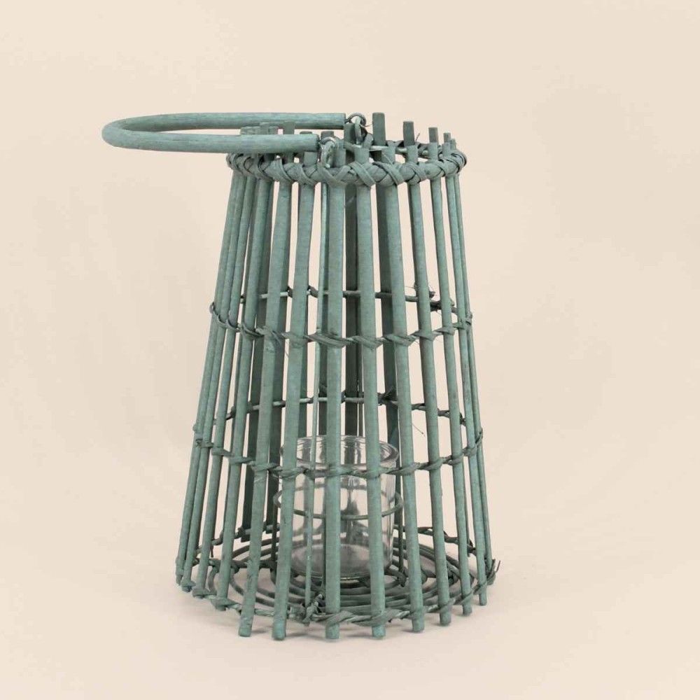 Lanterne en rotin conique 30cm
