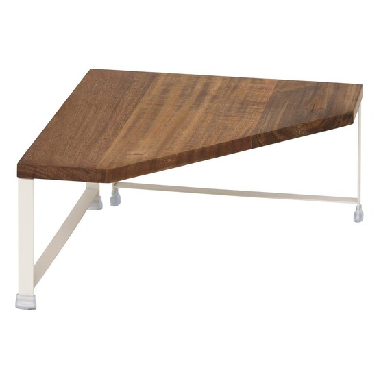 5five - etagère angle 1 niveau acacia beige