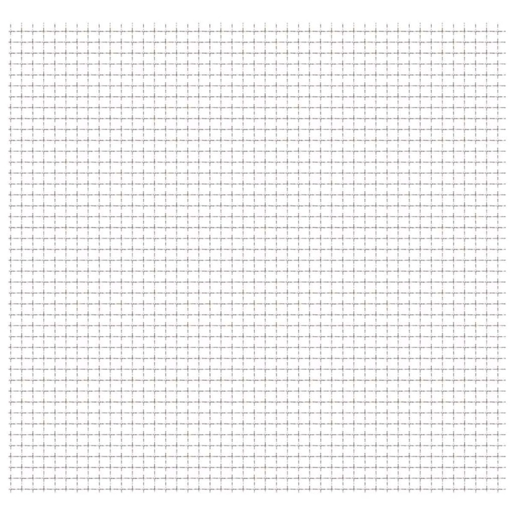 Clôture de jardin sertie acier inoxydable 100x85 cm 11x11x2 mm