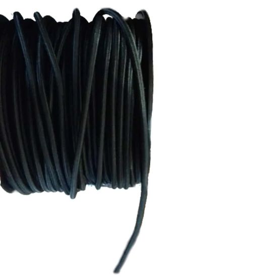 Corde élastique noire 6 mm, 5 mètres - fixation bâche & filet