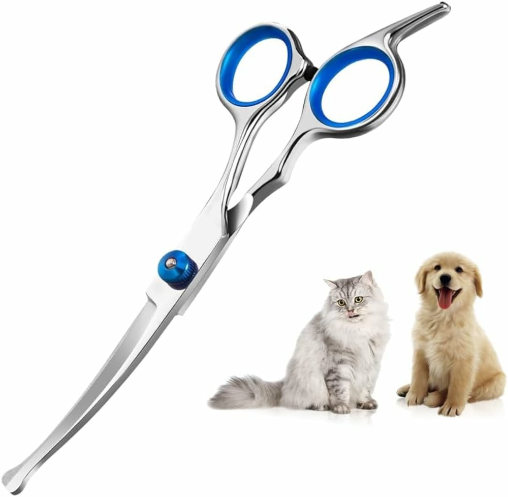 Ciseaux de toilettage croisé en acier inoxydable pour animaux