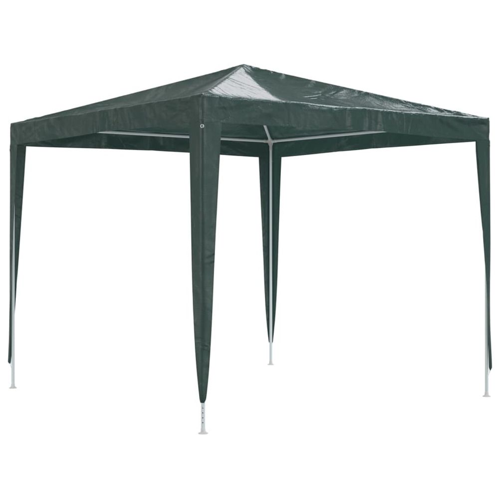 Tente de réception professionnelle 2,5x2,5 m vert 90 g/m²