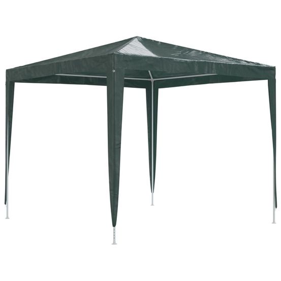 Tente de réception professionnelle 2,5x2,5 m vert 90 g/m²