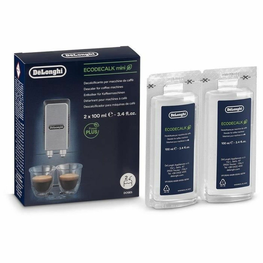 Détartrant ecodecalk mini 2 x 100 ml pour toutes les machines à café delonghi