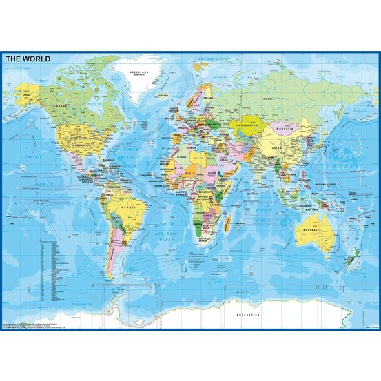 Puzzle carte du monde 200 pcs
