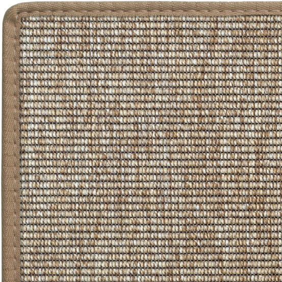 Tapis intérieur / extérieur nusa - beige - galon beige foncé - 250 x 350 cm