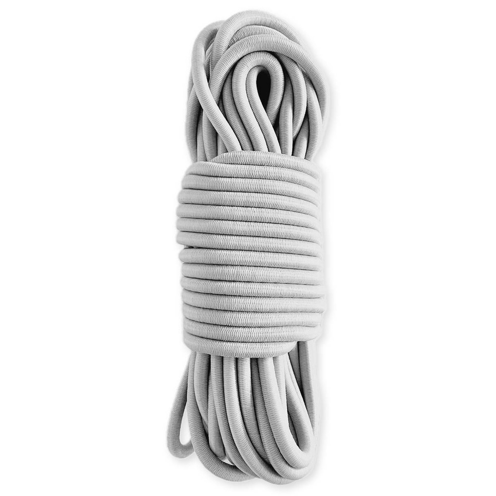 Sandow élastique gris 20 mètres tecplast 8sw - economique - diamètre 8mm