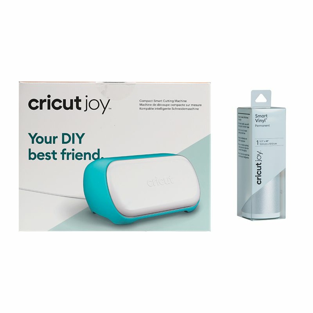 Machine de découpe cricut joy + vinyle permanent argenté brillant 121,9 x 13,9 cm