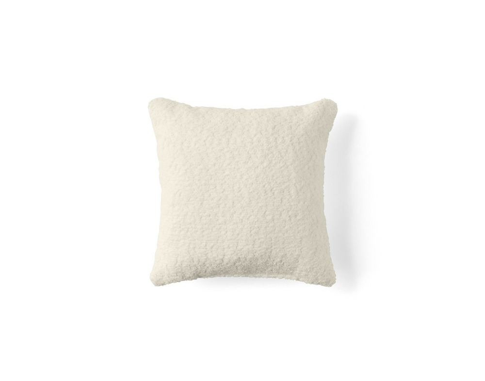 Rune - coussin - en tissu bouclette - 37x37 cm