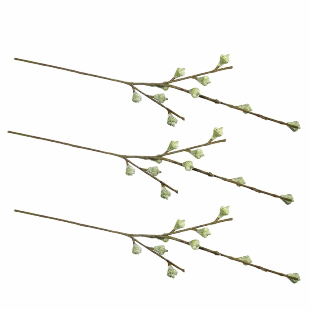 3 branches de fruits d'eucalyptus 40 cm