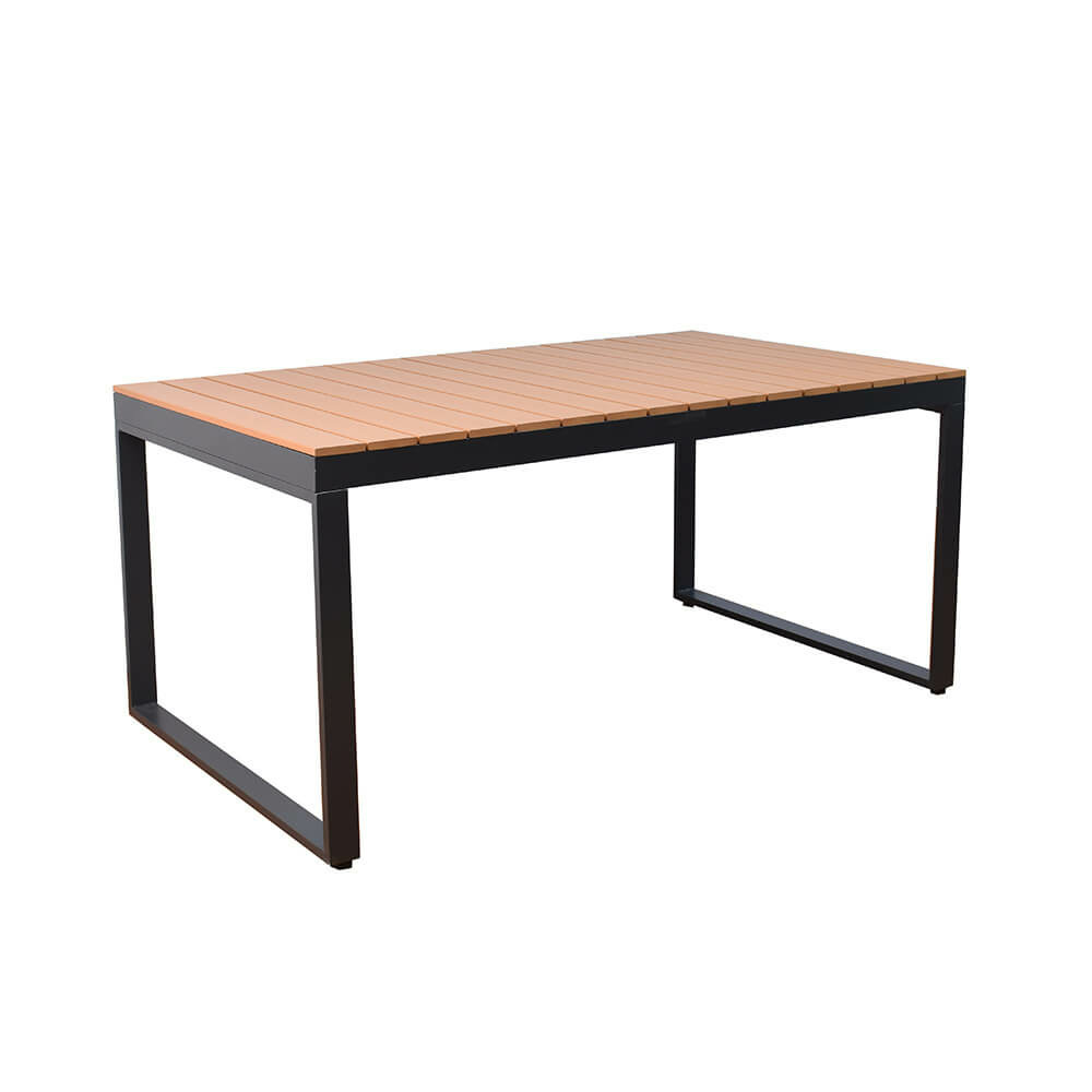 Home deluxe table de jardin siera – 160 x 90 cm en aluminium robuste | meubles de jardin, salon de jardin, table de balcon