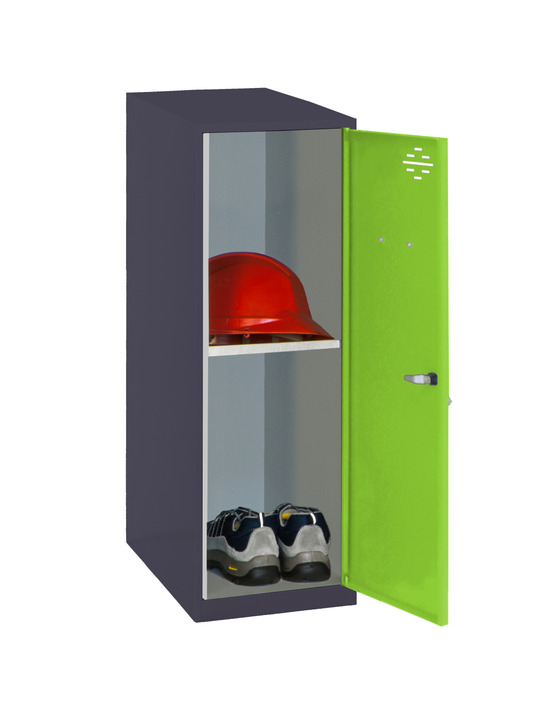 Casier-armoire simonlocker dism. Mini + ban. 915x300x500 mm an/ve antracite/vert 915x300x500 - simonrack