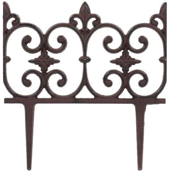 Bordure de jardin en fonte valentine unitaire