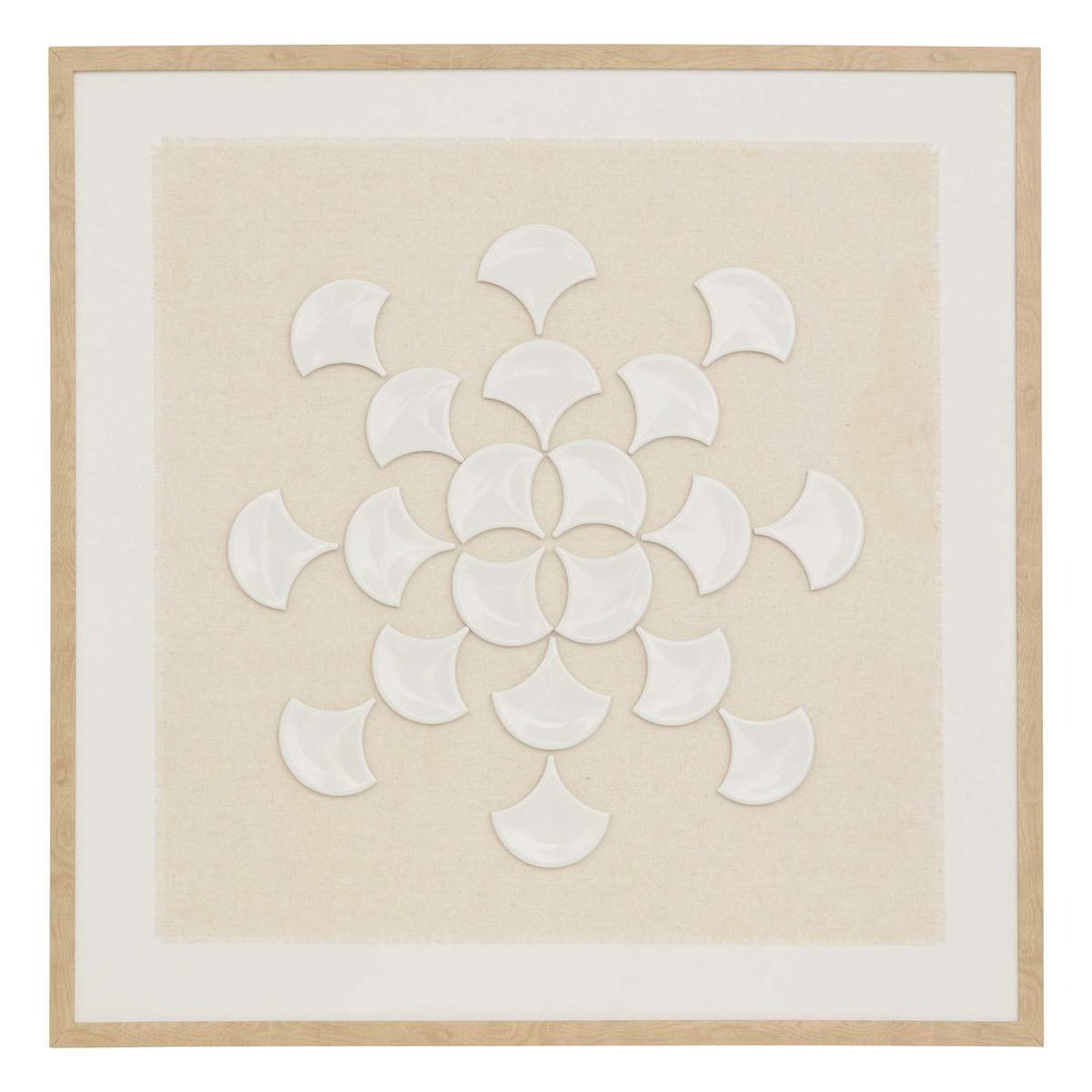 Toile 3d houria beige 78x78cm