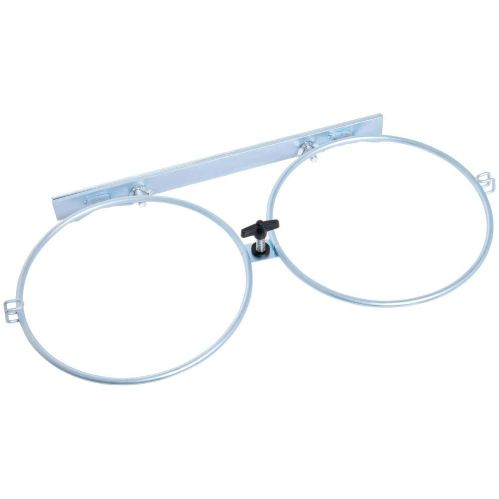 Support double pour gamelle ø 20 cm 1.6 l montage mur ou cage chien