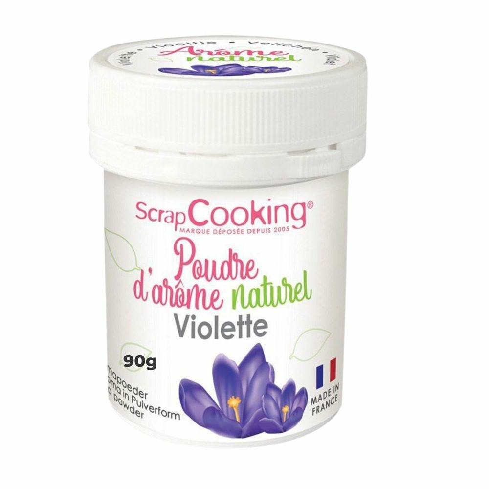 Arôme alimentaire naturel en poudre 90 g - violette
