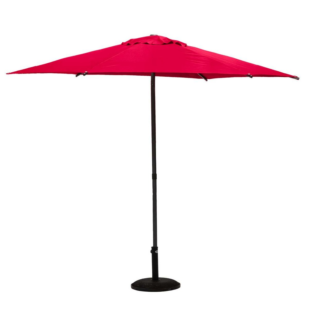 Parasol droit rond soya grenade