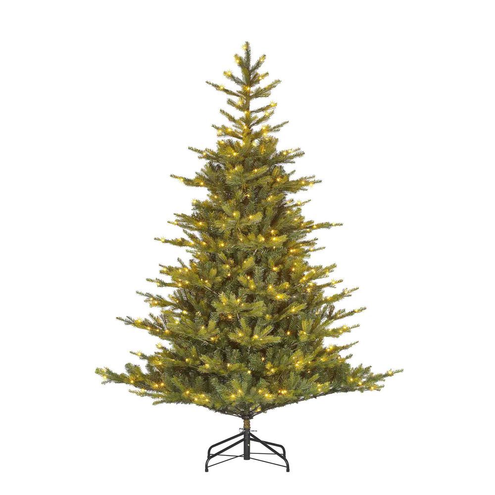 Black box arbre de noël artificiel grimshaw - 162x162x230 cm - pvc - vert