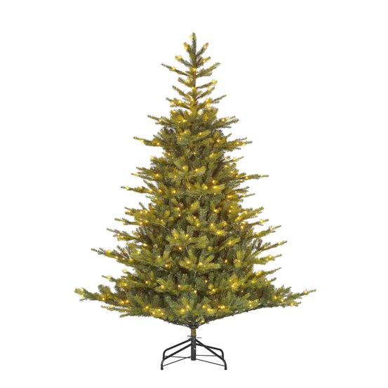 Black box arbre de noël artificiel grimshaw - 162x162x230 cm - pvc - vert