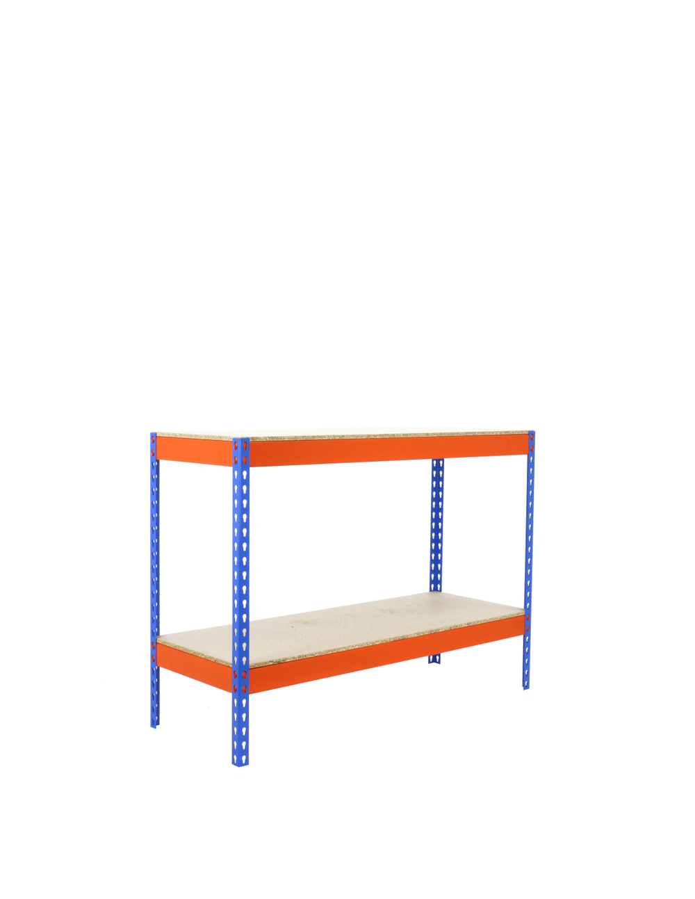 Etagère sans vis simonforte 1206-2 chipboard 900 bleu/orang/bois bleu/orange/bois 900x1200x600 - simonrack