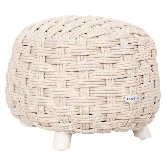 Pouf de jardin obbae beige lin
